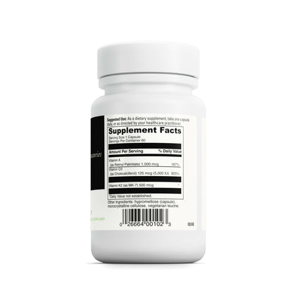 Buy supplements DAVINCI Labs ADK - Helps Support Bone, Heart & Immune Health - Dietary Supplement with Vitamins A, D3 & K2 (as MK-7) - Vegetarian - Vitaza UK Supplements UK