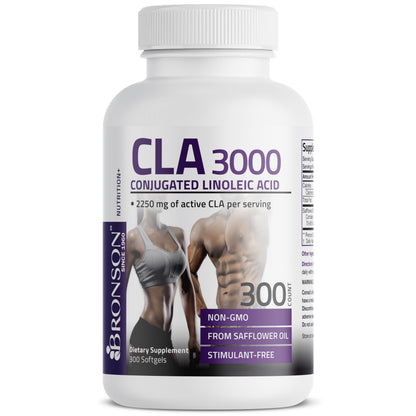 Buy supplements Bronson CLA 3000 Extra High Potency Supports Healthy Weight Management Lean Muscle Mass Non-Stimulating - Vitaza UK Supplements UK