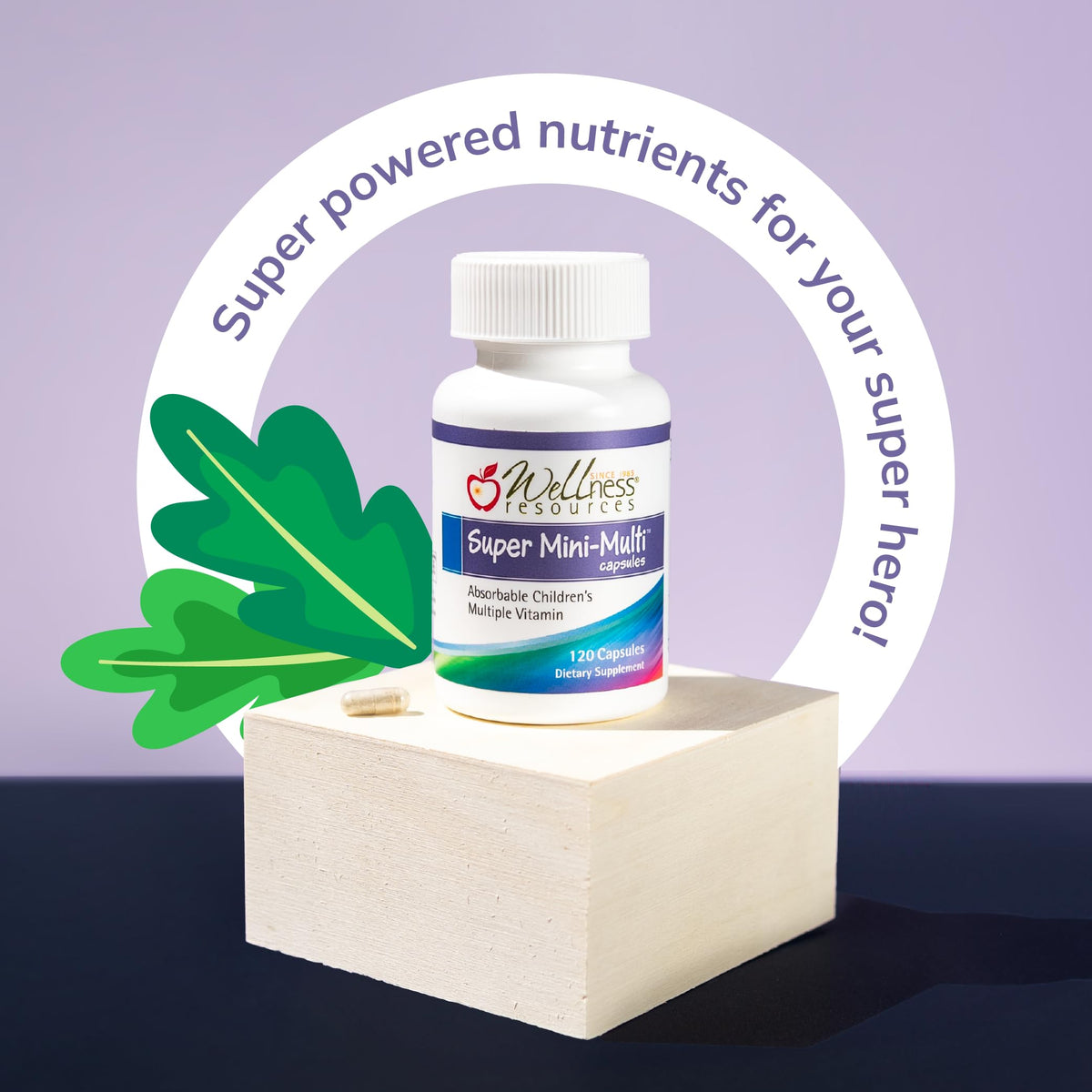 Buy supplements Super Mini-Multi - Children's Multivitamin Swallowable Capsules with Methyl Folate, Methyl B12 and Coenzyme B Vitamins for Growth - Vitaza UK Supplements UK