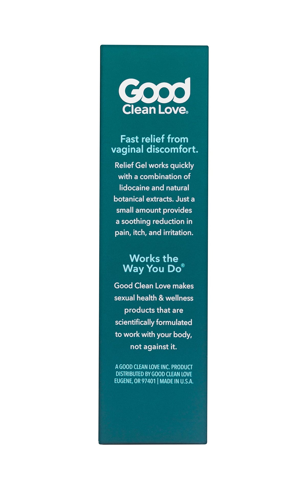 Good Clean Love Relief Gel Pain & Itch with Lidocaine 4%, Fast-Acting Relief from Pain, Itch, and Irritation Good Clean LoveBuy Supplements Australia