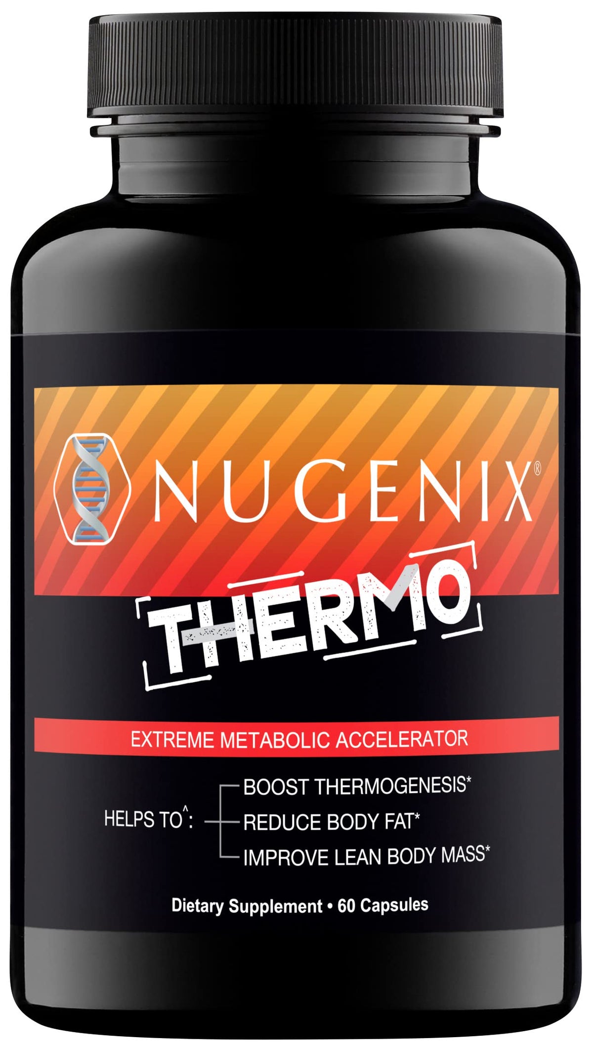 Nugenix Thermo - Thermogenic Fat Supplement Pills for Men, Extreme Metabolic Accelerator, 60 Count