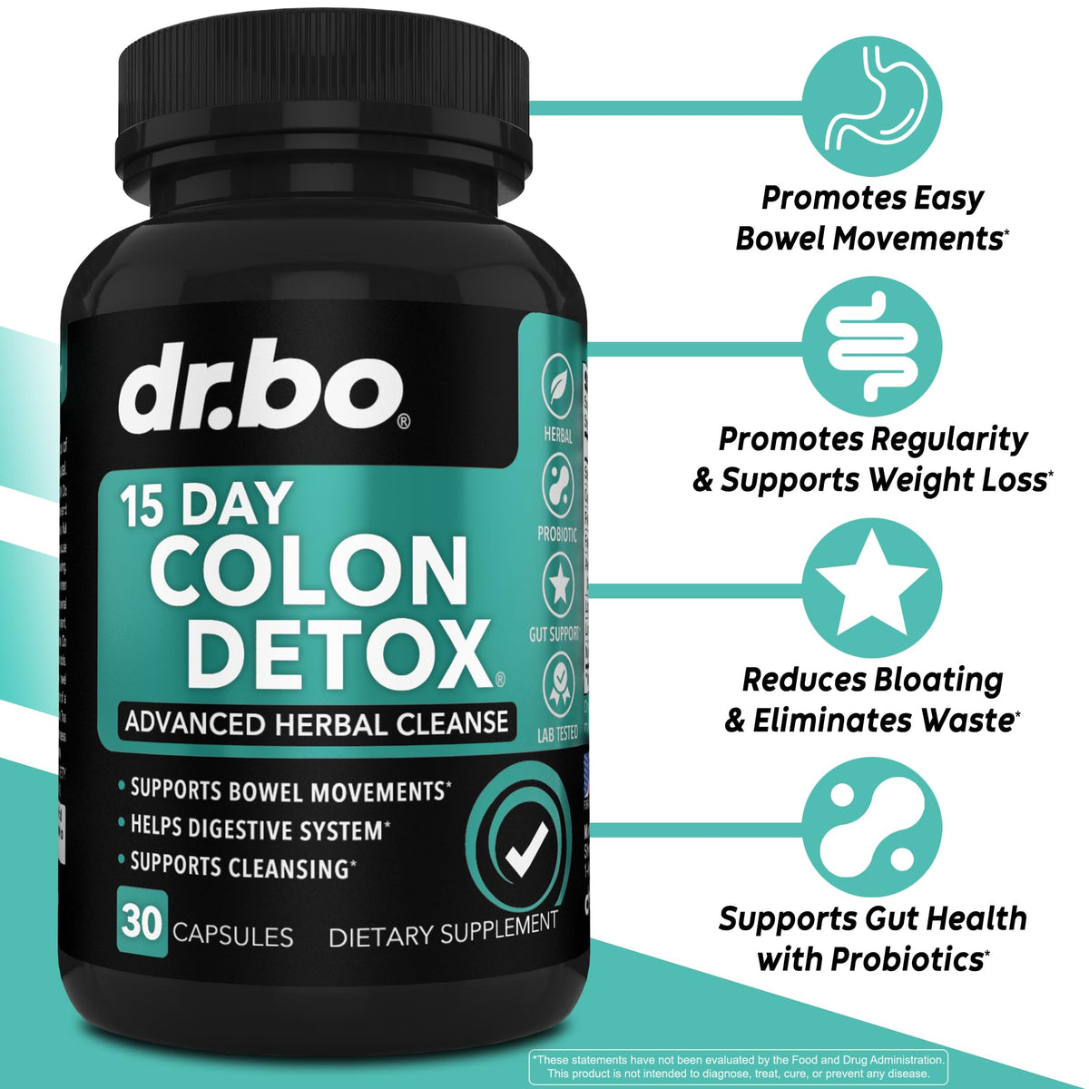 Buy supplements Colon Cleanser Detox for Weight Flush - 15 Day Intestinal Cleanse Pills & Probiotic - Fast Natural Laxative for Constipation Relief - Bowel Movement Supplements for Stomach Bloating, Gut Loss Support - Vitaza UK Supplements UK