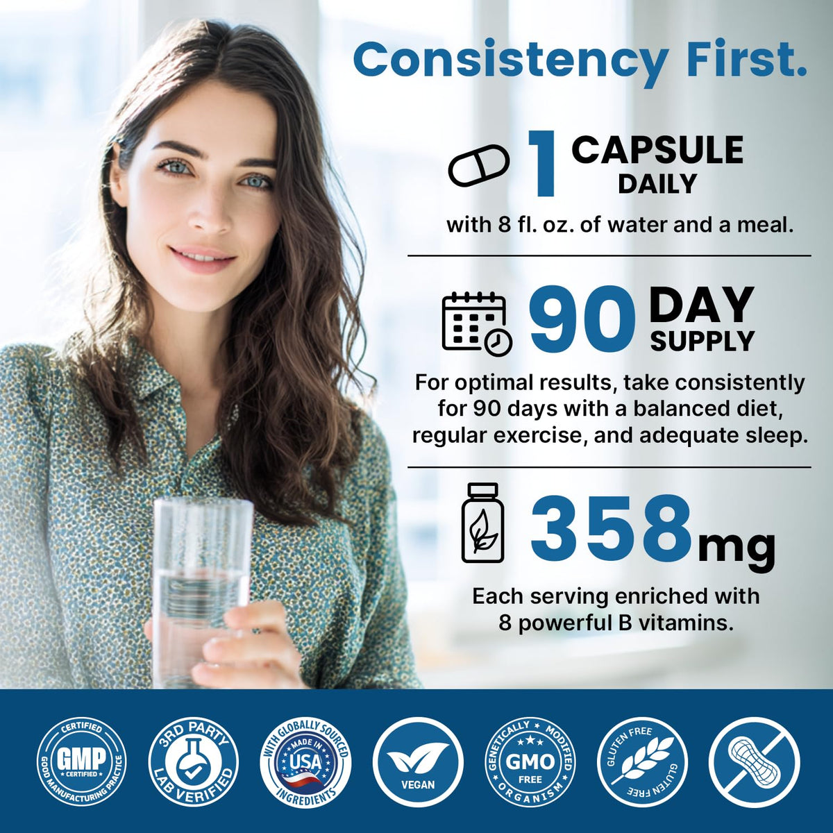 Buy supplements Methylated B Complex with Methylfolate and B12 Methylcobalamin 1000 mcg - Methylated Multivitamin for Energy, Brain Function, and Wellness - Vitamin B Complex for Men & Women - Vitaza UK Supplements UK