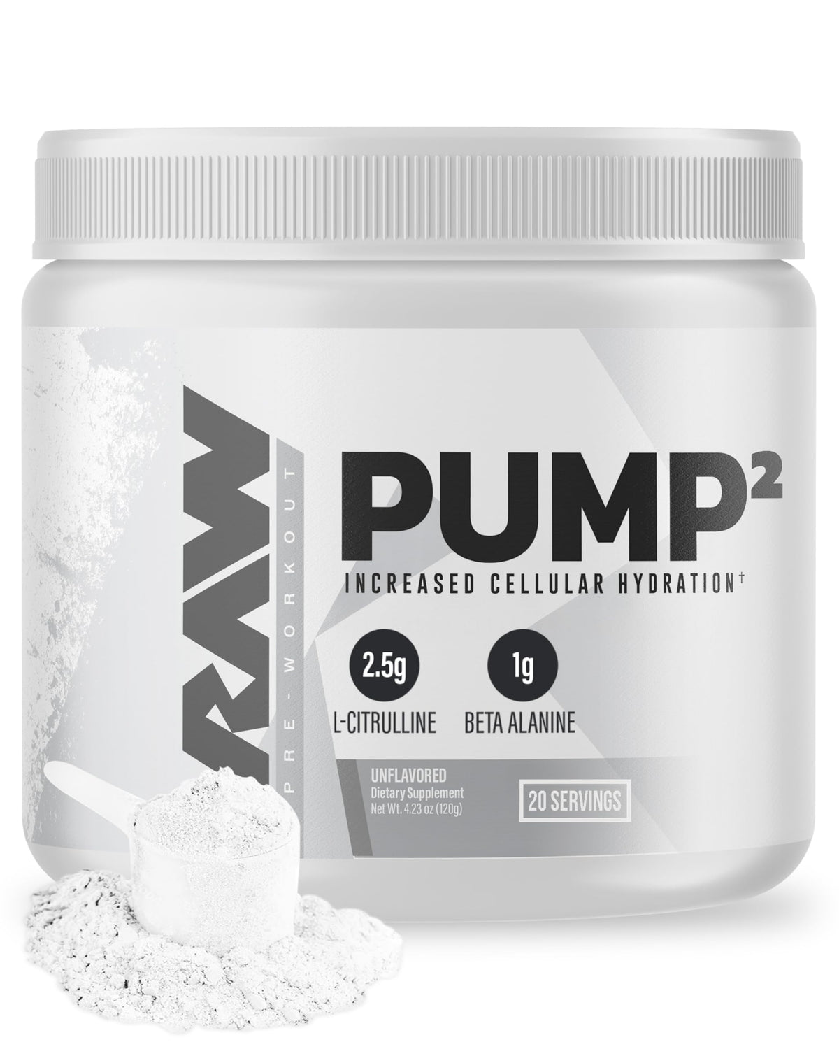 Buy supplements RAW Pump2 Pre Workout | Glycerol Pump Pre Workout Supplement, Pair Pump Supplement for Best Results Or Any Preworkout Powder | Enhanced Hydratio - Vitaza UK Supplements UK