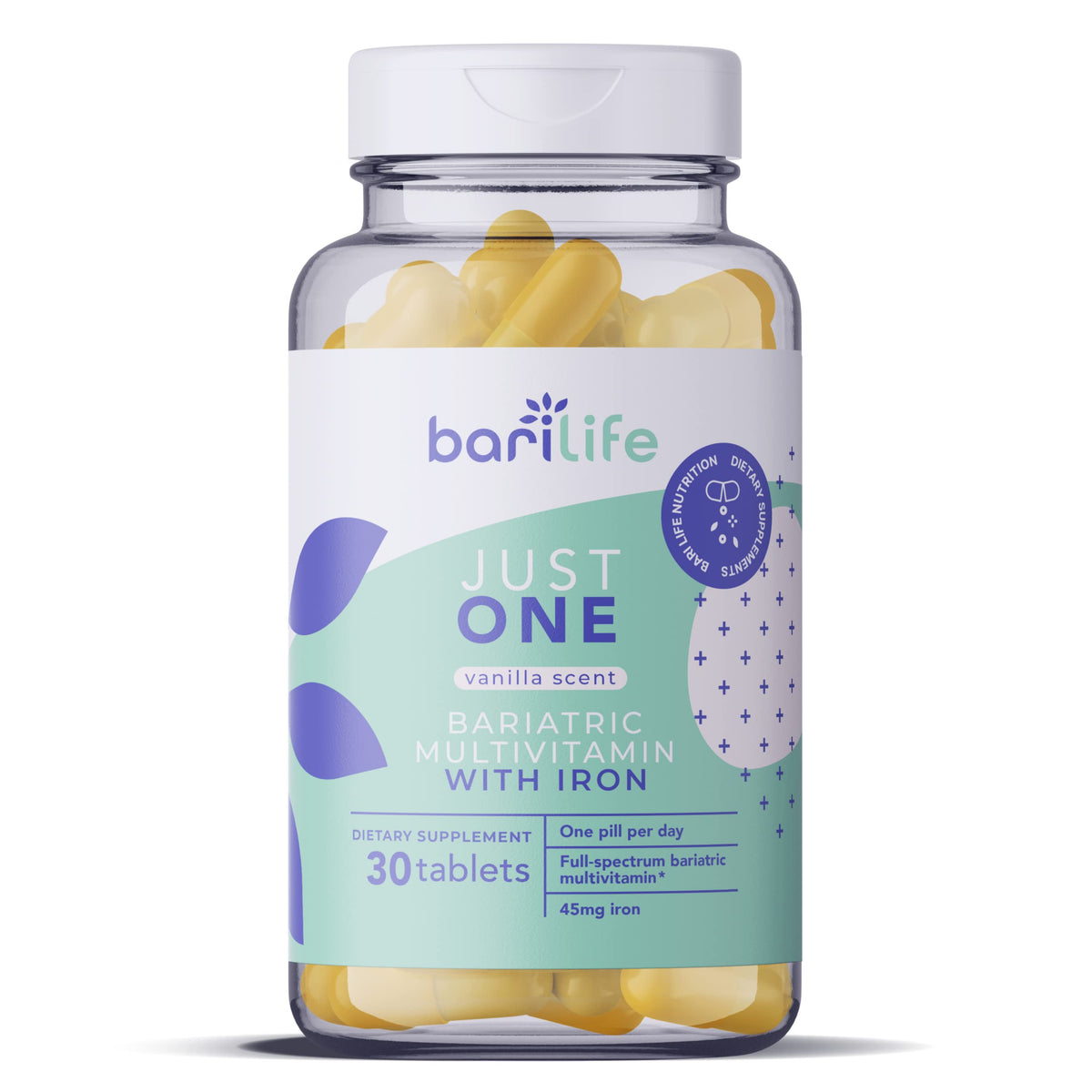 Buy supplements Just One - Once Daily Bariatric Multivitamin with Iron (30) - Vitaza UK Supplements UK