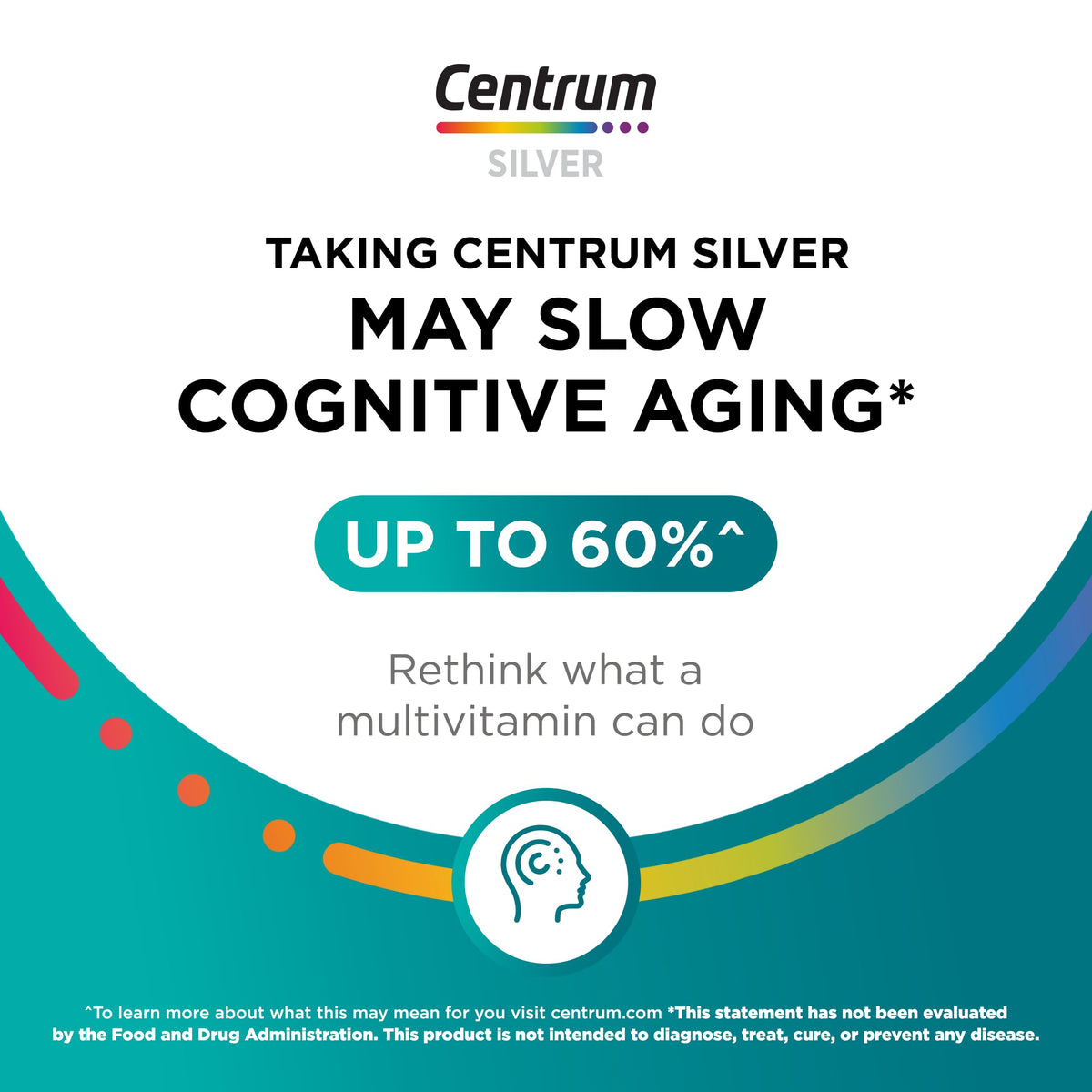 Buy supplements Centrum Silver Multivitamin for Adults 50 Plus, Multivitamin/Multimineral Supplement, Vitamin D3, B Vitamins, Gluten Free, Non-GMO Ingredients - Vitaza UK Supplements UK