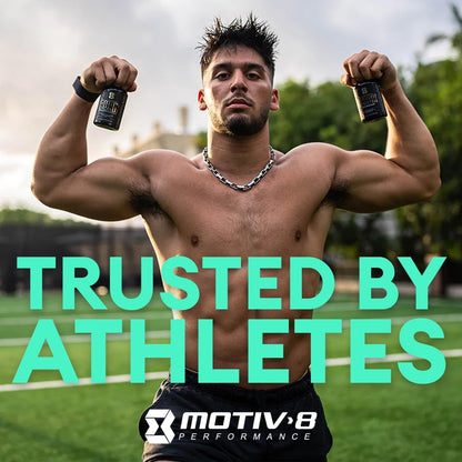 Motiv-8 Pre-Workout Peformance, Sugar Free Pre-Workout, Boost Energy and Focus, Improve Workouts, Enhances Mood (30 Servings, Mixed Berries)