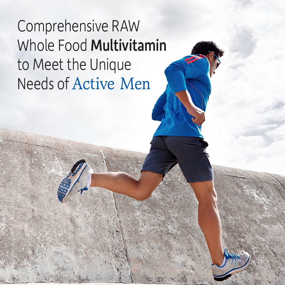 Buy supplements Garden of Life Vitamin Code Whole Food Multivitamin for Men - 120 Capsules, Vitamins for Men, Fruit & Veggie Blend and Probiotics for Energy - Vitaza UK Supplements UK