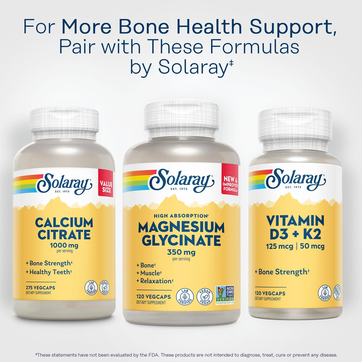 Buy supplements SOLARAY Magnesium Glycinate Capsules, Chelated Magnesium Bisglycinate w/BioPerine, Higher Absorption Magnesium Supplement - Bones, Muscles, Vitaza UK Supplements UK