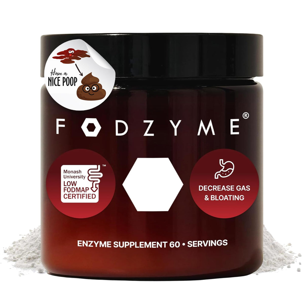 Buy supplements FODZYME® Home Kit Digestive Enzymes for Gut Health, Relief for Bloating, Gas, Constipation, Diarrhea - Vitaza UK Supplements UK