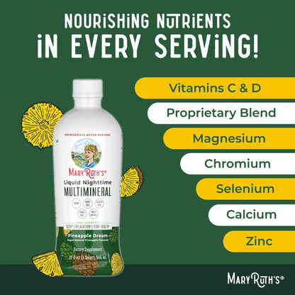 MaryRuth's Multivitamin Gummies for Women (Cherry & Raspberry) & Liquid Nighttime Multimineral (Pineapple) | Clean Label Project Verified MARYRUTH'SBuy Supplements Australia