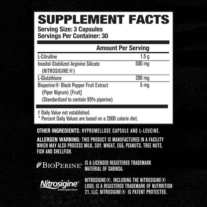 Jacked Factory Pre Workout Stack - N.O XT Nitric Oxide Booster & NITROSURGE High Energy Pre Workout Fuel
