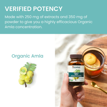 Buy supplements Himalaya Organic Amla - Herbal Immune Support Supplement with Adaptogen and Antioxidant - USDA Organic, Vegan - Vitaza UK Supplements UK