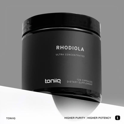Toniiq Triple-Strength 600mg Rhodiola Rosea - 120 Capsules - 5% Salidroside Concentrat ToniiqBuy Supplements Australia