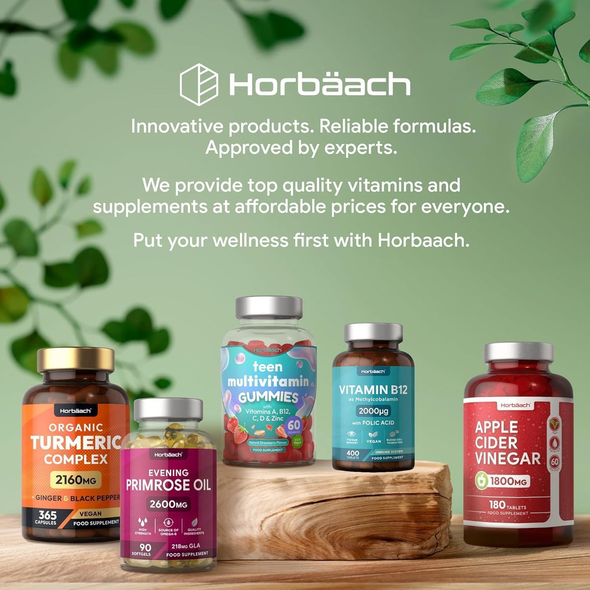 Vitamin C and Zinc | 180 Vegan Tablets | High Strength Vitamin C 1400mg and Zinc 40mg HorbäachBuy Supplements Australia
