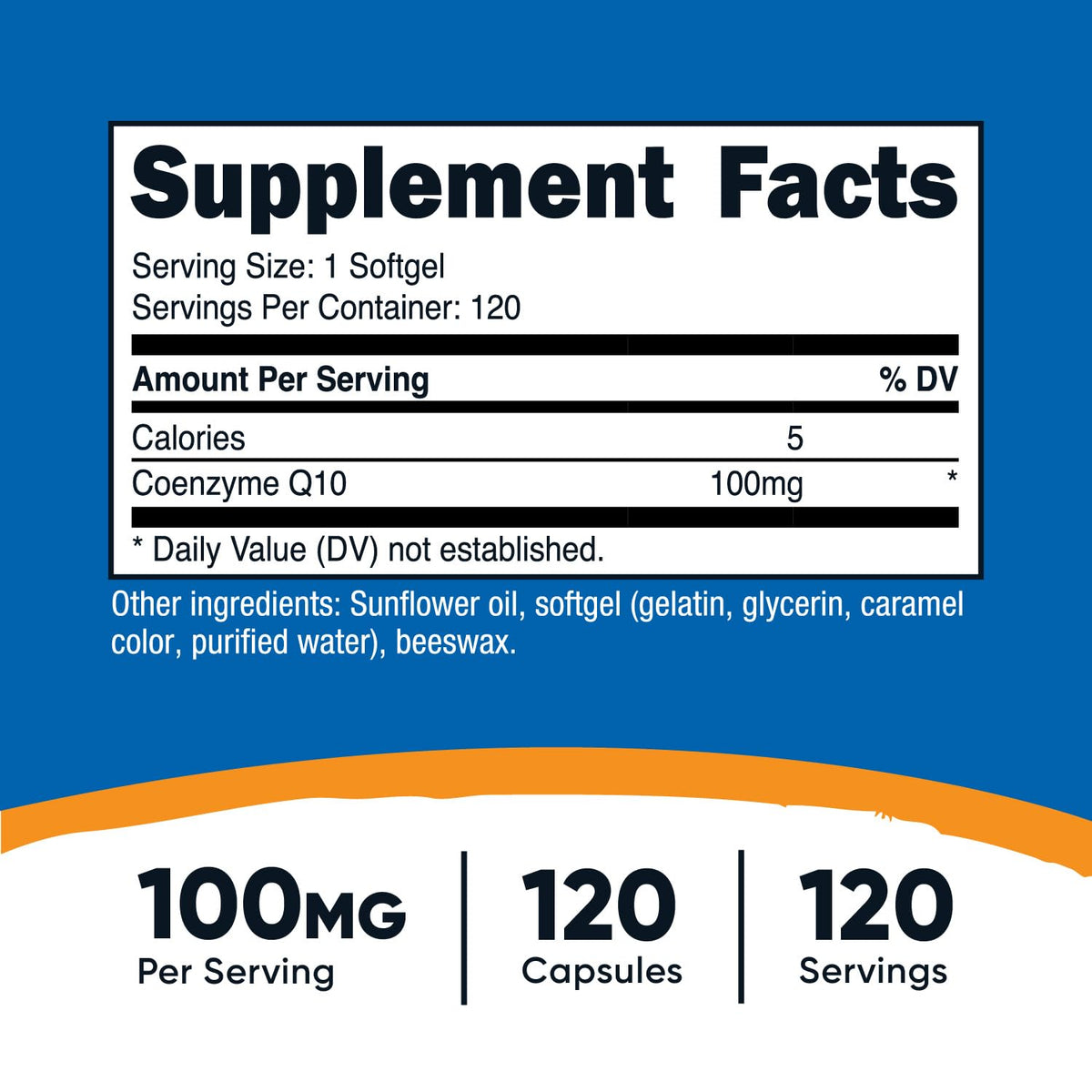 Nutricost CoQ10 Softgels (120 Servings / 100 Mg CoQ10 Per Serving) | Better Absorption NutricostBuy Supplements Australia