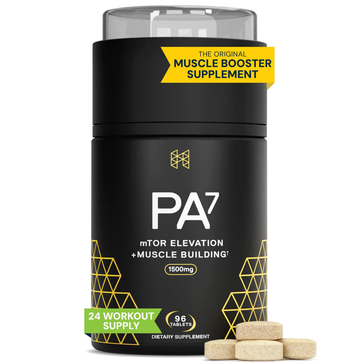 Buy supplements HPN PA(7) Phosphatidic Acid Muscle Builder Top Natural Muscle Builder - Boost mTOR | Build Mass and Strength from Your Workout | 30 Day Supply - Vitaza UK Supplements UK
