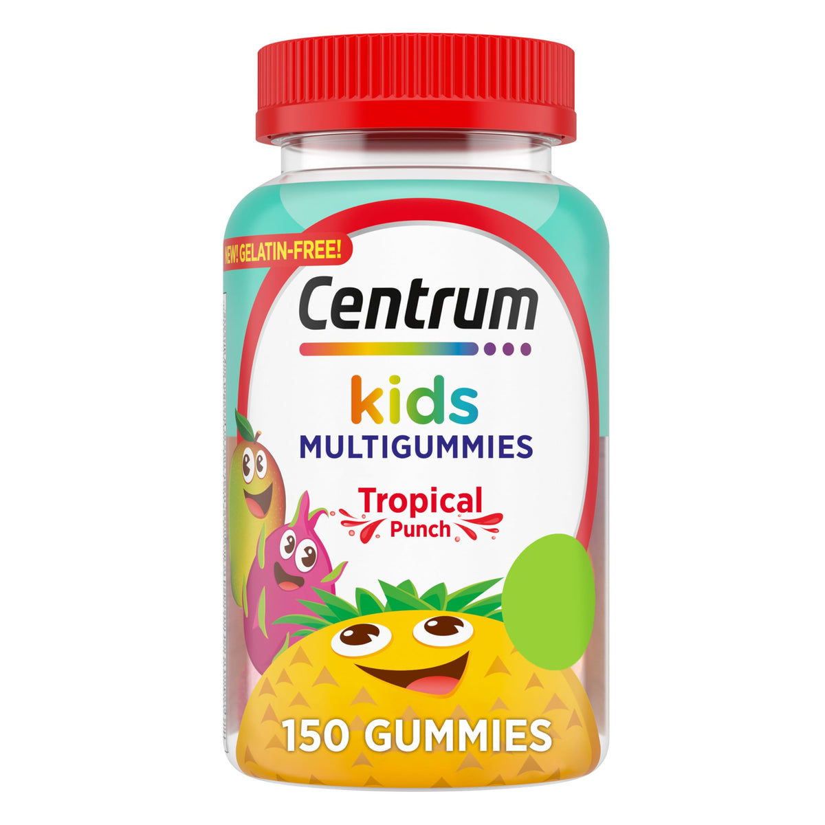 Buy supplements Centrum Kids Multivitamin Gummies, Tropical Punch Flavor Made With Natural Flavors, Stocking Stuffer, 150 Count, 150 Day Supply - Vitaza UK Supplements UK