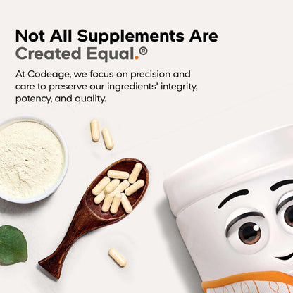 Codeage Fermented Digestive Enzymes Supplement - 14 Digestive Enzymes, Probiotics, Prebiotics, Fermented Botanicals, Plant-Based Multi Pancreatic Enzymes - 1 Capsule a Day - 30 Capsules CodeageBuy Supplements Australia