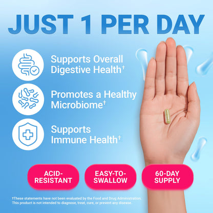 Buy supplements Dr. Berg Probiotic Supplement (60 Billion CFUs) - Helps Ease Occasional Constipation, Diarrhea, Gas & Bloating* - Pre and Probiotics for Digestive Health - Vitaza UK Supplements UK
