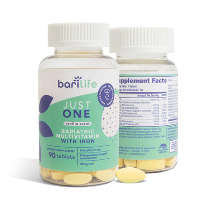 Buy supplements Just One - Once Daily Bariatric Multivitamin with Iron (30) - Vitaza UK Supplements UK