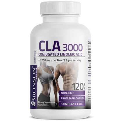 Buy supplements Bronson CLA 3000 Extra High Potency Supports Healthy Weight Management Lean Muscle Mass Non-Stimulating - Vitaza UK Supplements UK