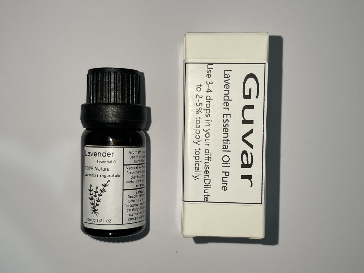 Guvar Lavender Essential Oil Pure for Diffuser for Aromatherapy and Home 100% Pure Natural Extraction GuvarBuy Supplements Australia