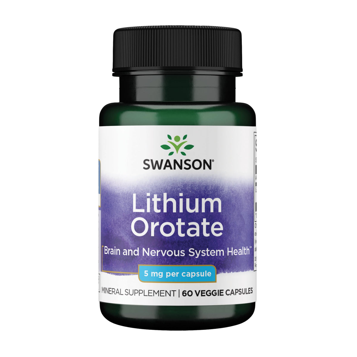 Buy supplements Swanson Lithium Orotate Mood and Memory Support Supplement for Stress-Prone Adults Seeking Emotional Wellness - Vitaza UK Supplements UK