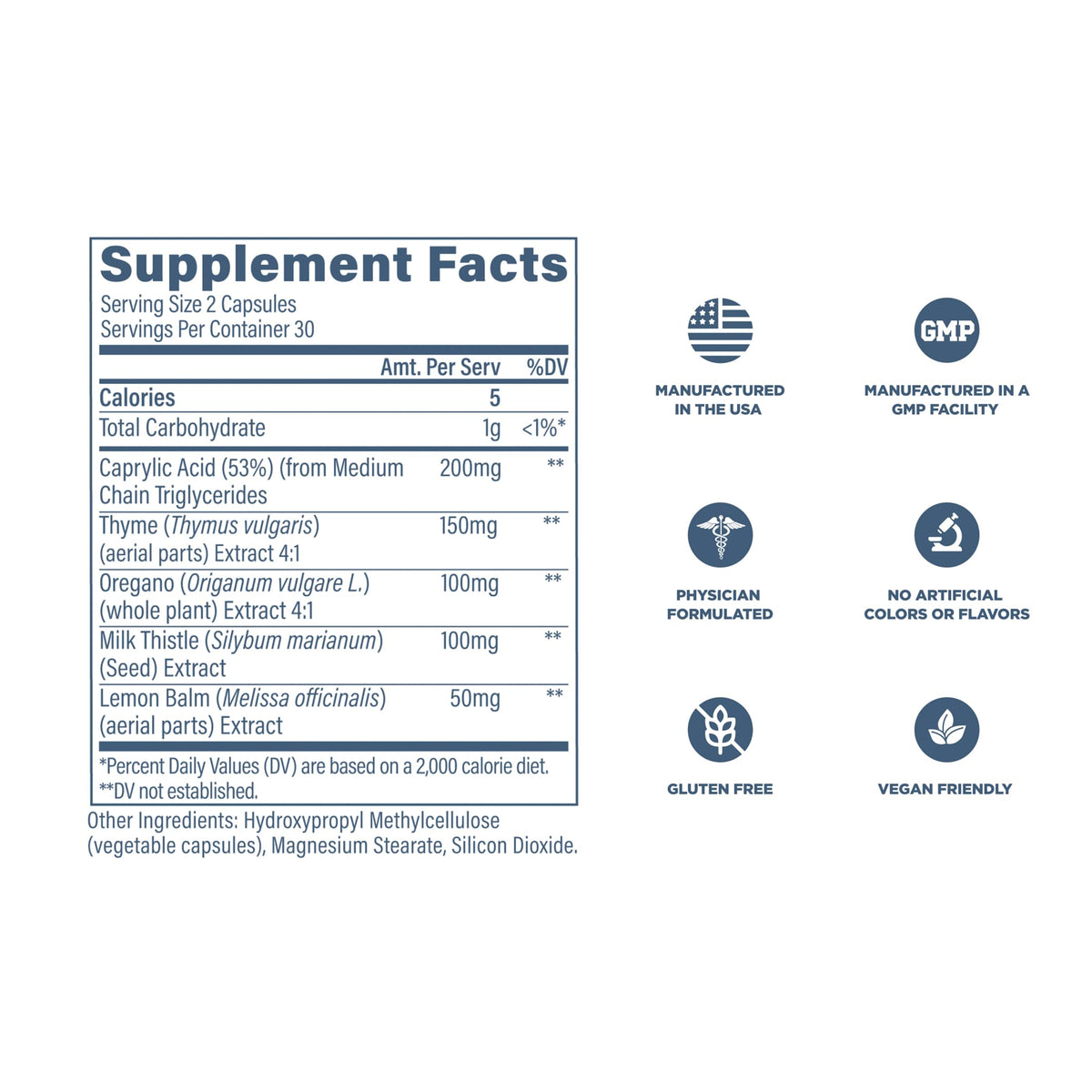 Buy supplements Revive MD Gut Health Supplements for Men & Women - Daily Gut Repair & Digestive Health Support Formula with Thyme, Oregano & Milk Thistle - Vitaza UK Supplements UK