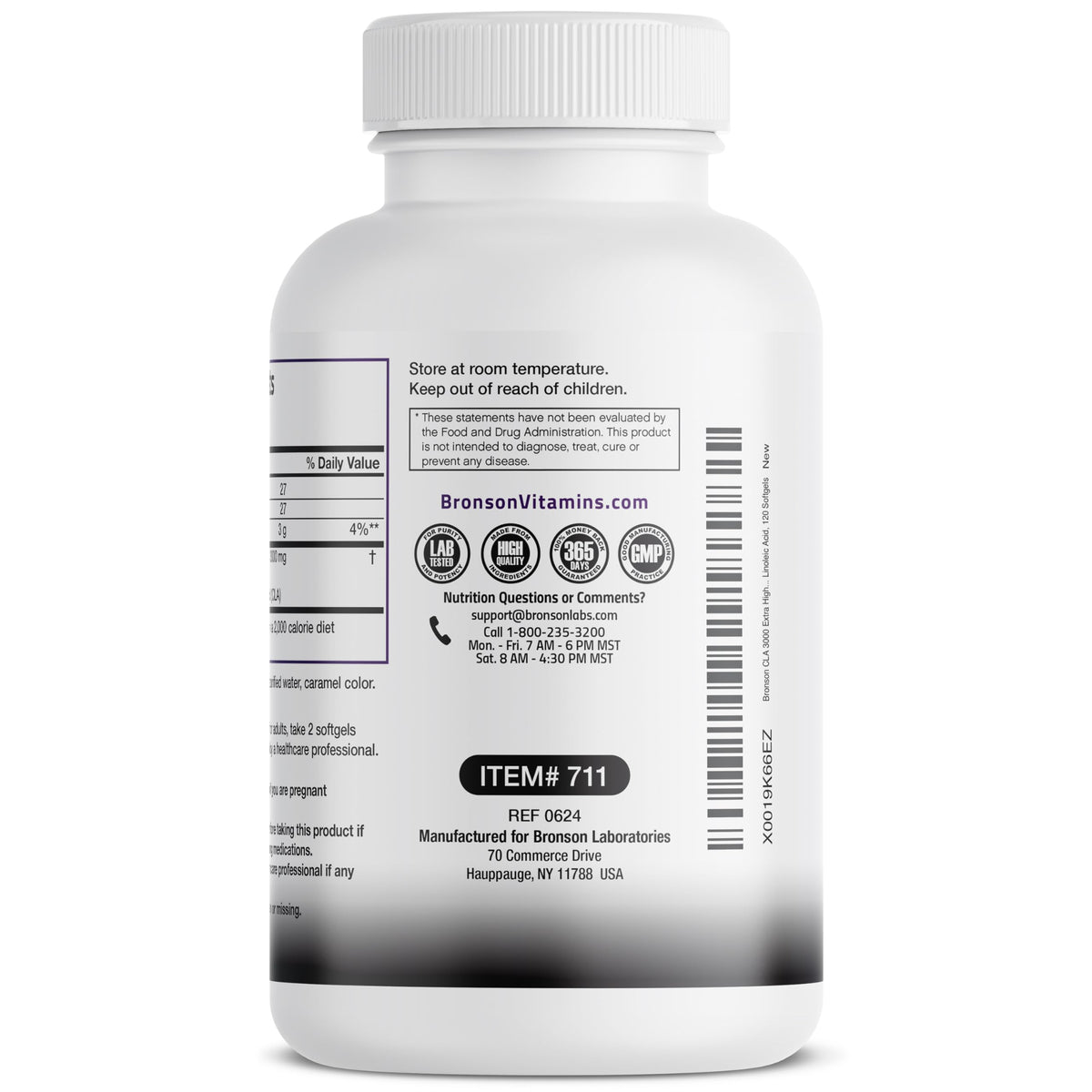 Buy supplements Bronson CLA 3000 Extra High Potency Supports Healthy Weight Management Lean Muscle Mass Non-Stimulating - Vitaza UK Supplements UK