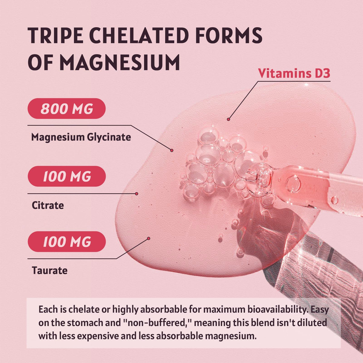 Buy supplements (2 Pack) Magnesium Glycinate Liquid Drops | 1000mg Liquid Magnesium Complex with D3, L-Thea & GABA for Energy, Sleep, Nerve and Heart Health - Vitaza UK Supplements UK