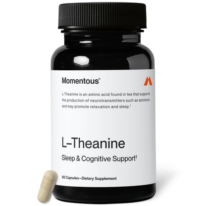 Buy supplements Momentous L-Theanine Supplement - 200 mg Capsules to Promote Relaxation & Focus - NSF Certified for Sport - Vitaza UK Supplements UK