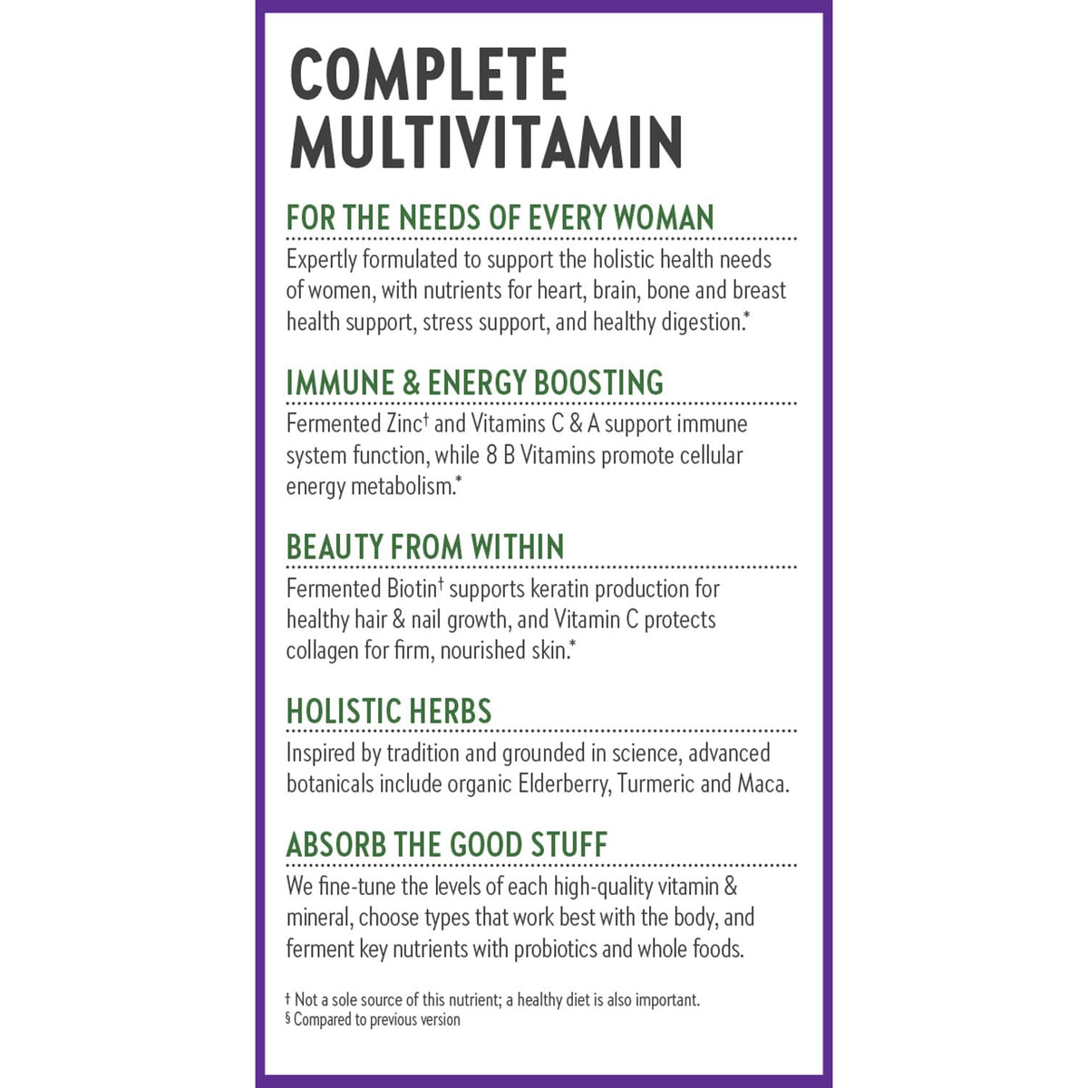 New Chapter Women's Multivitamin for Immune, Beauty + Energy Support with 20+ Nutrients -- Every Woman's One Daily New ChapterBuy Supplements Australia