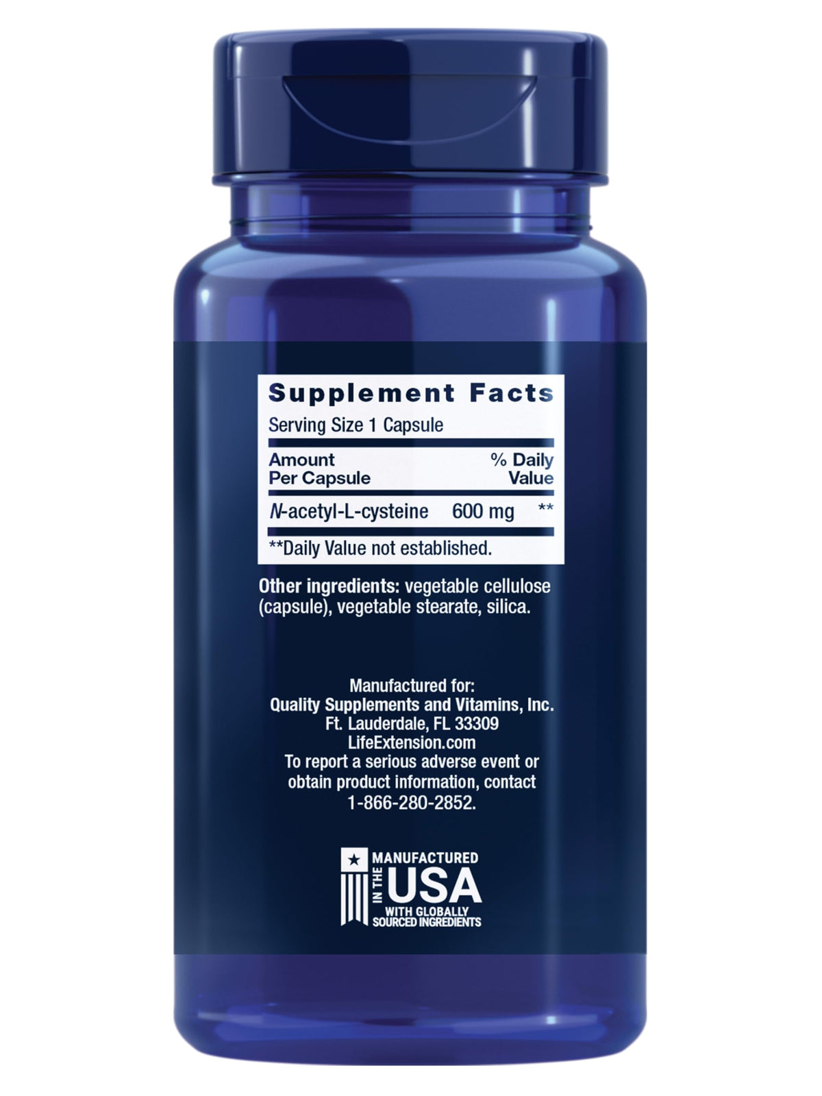 Buy supplements Life Extension N-Acetyl-L-Cysteine (NAC), Immune, Respiratory, Liver Health, NAC 600 mg, Potent antioxidant Support - Vitaza UK Supplements UK