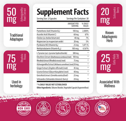 1 Body Adaptogen Complex with Ashwagandha