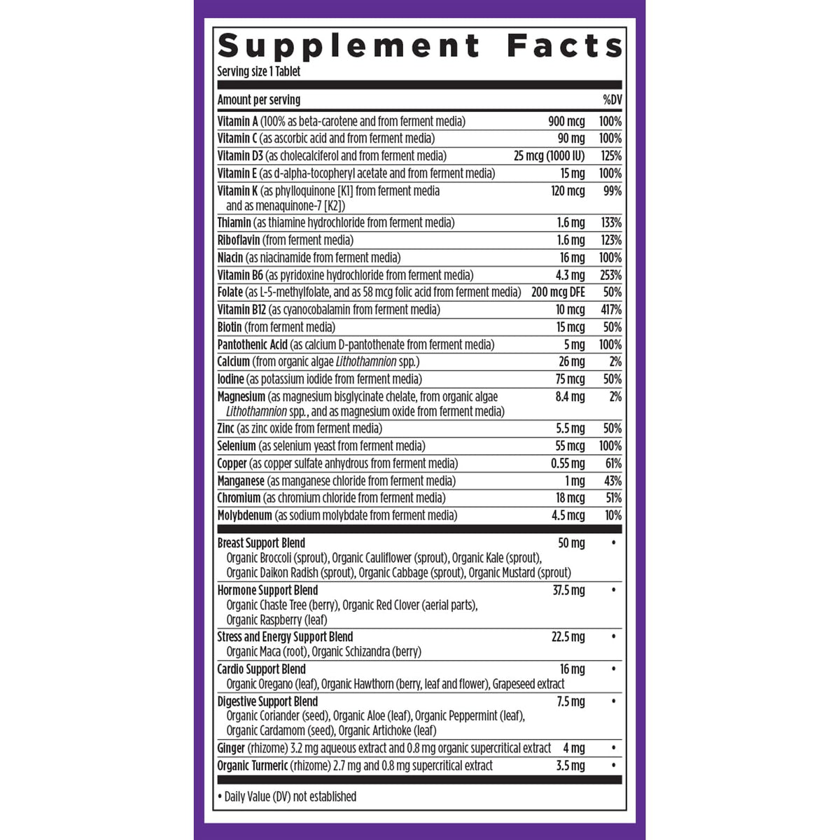 New Chapter Women's Multivitamin 40 Plus for Energy, Healthy Aging + Immune Support with 20+ Nutrients New ChapterBuy Supplements Australia
