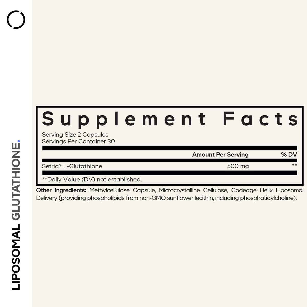 Buy supplements Codeage Liposomal Glutathione Supplement - Pure Reduced Setria L-Glutathione, Liposomal Delivery, Phospholipid Complex - Encapsulated Glutathione Powder Pills - Vitaza UK Supplements UK