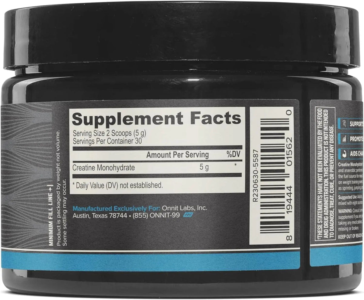 ONNIT Total Wellness & Performance Bundle: Total Human Multivitamin Packs (30-Day Supply) + Creatine Monohydrate Powder (30 Servings) ONNITBuy Supplements Australia