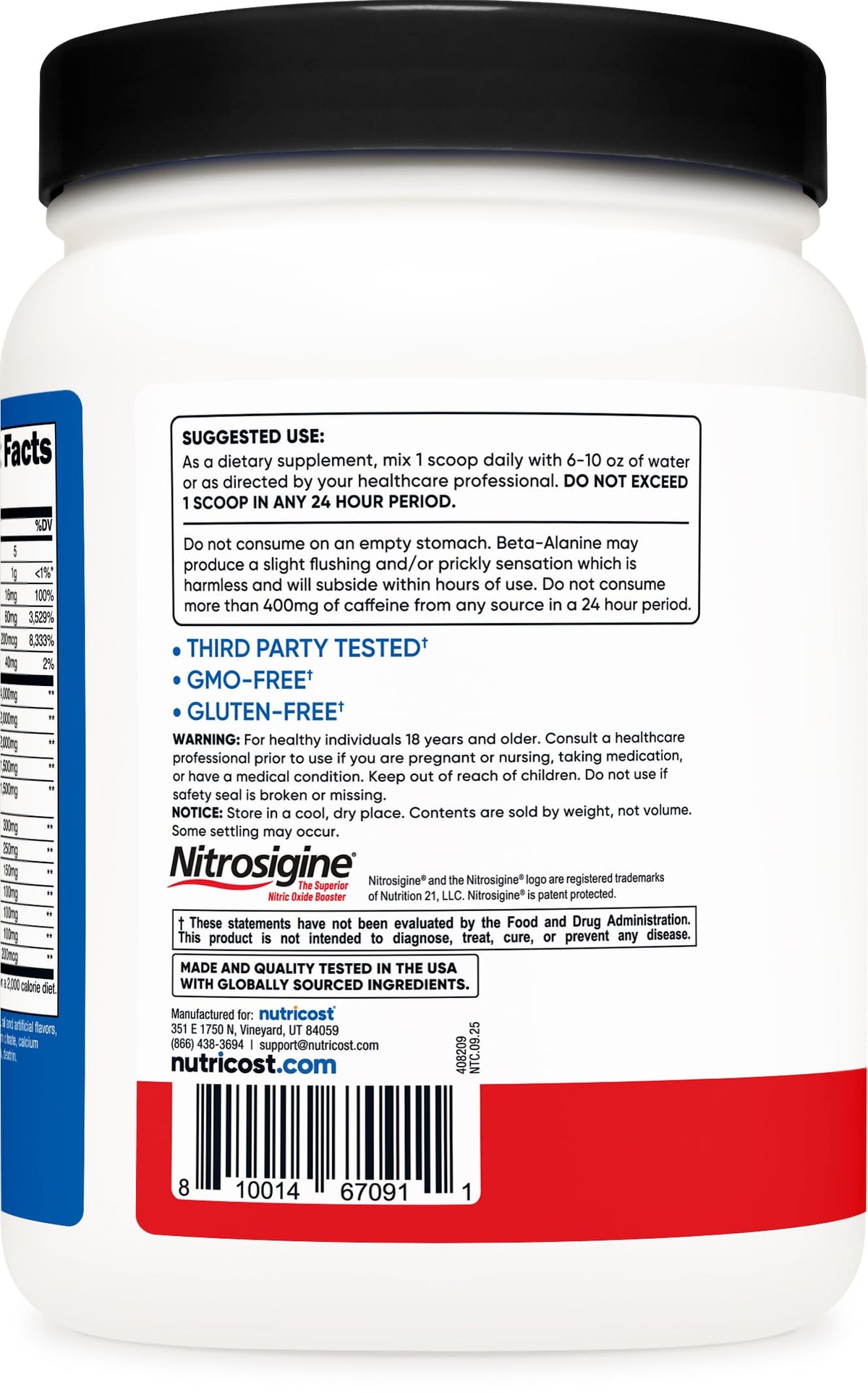 Buy supplements Nutricost Pre-X Xtreme Pre-Workout Complex Powder, Fruit Punch, 60 Servings, Vegetarian, Non-GMO and Gluten Free - Vitaza UK Supplements UK