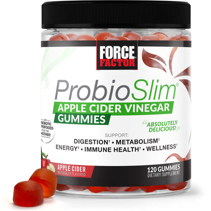 Force Factor ProbioSlim Apple Cider Vinegar Gummies with Organic, LactoSpore Probiotics Force FactorBuy Supplements Australia