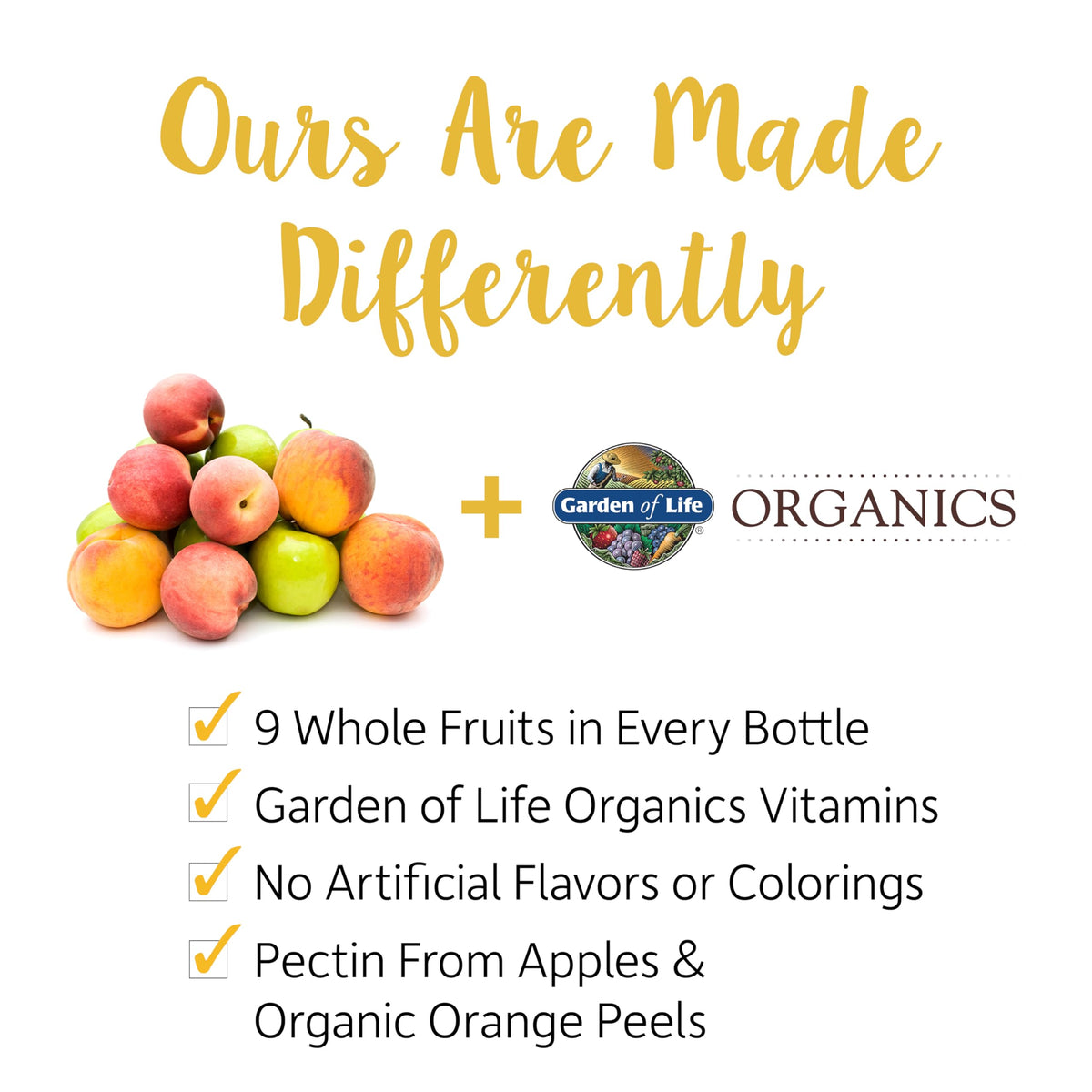 Buy supplements Garden of Life Organics Men's Gummy Vitamins - Berry - Certified Organic, Non-GMO, Vegan, Kosher Complete Multi - Methyl B12, C & D3 - Gluten - Vitaza UK Supplements UK