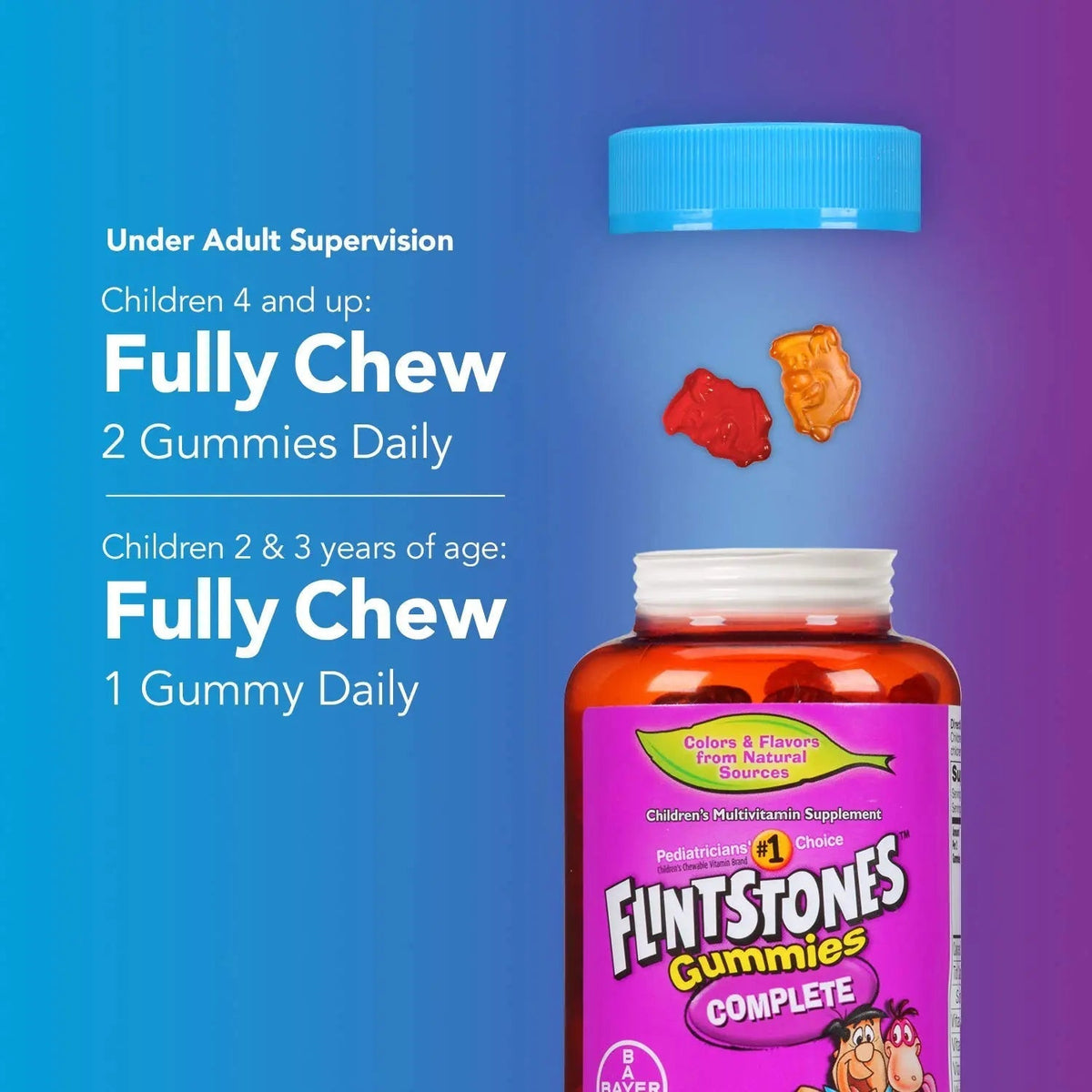 Flintstones Children's Complete Multivitamin Gummies, 70 Count Flintstones Vitamins