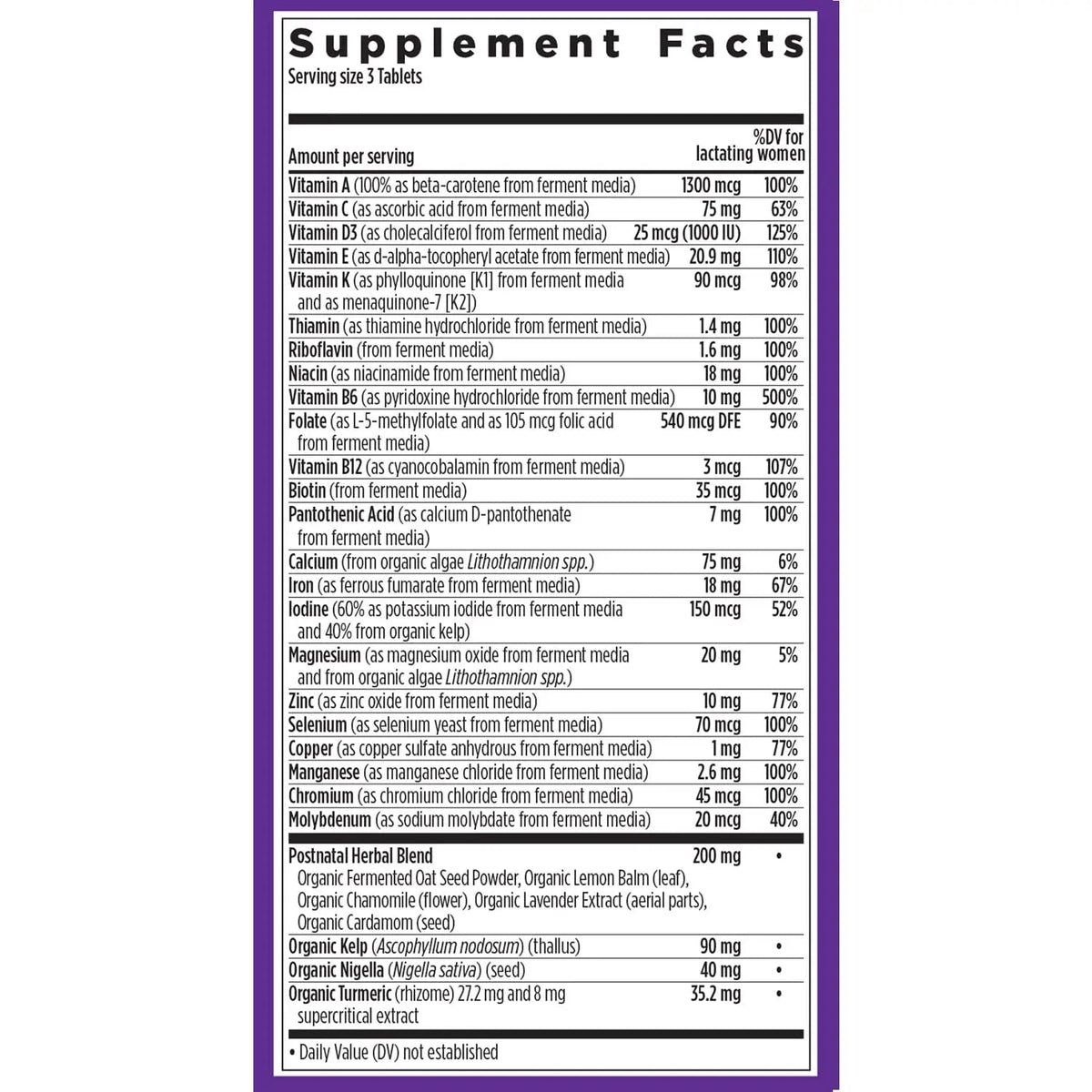 New Chapter, Postnatal Vitamins Lactation Supplement, Complete Multivitamin with Fermented Vitamin D3 + B Vitamins New ChapterBuy Supplements Australia