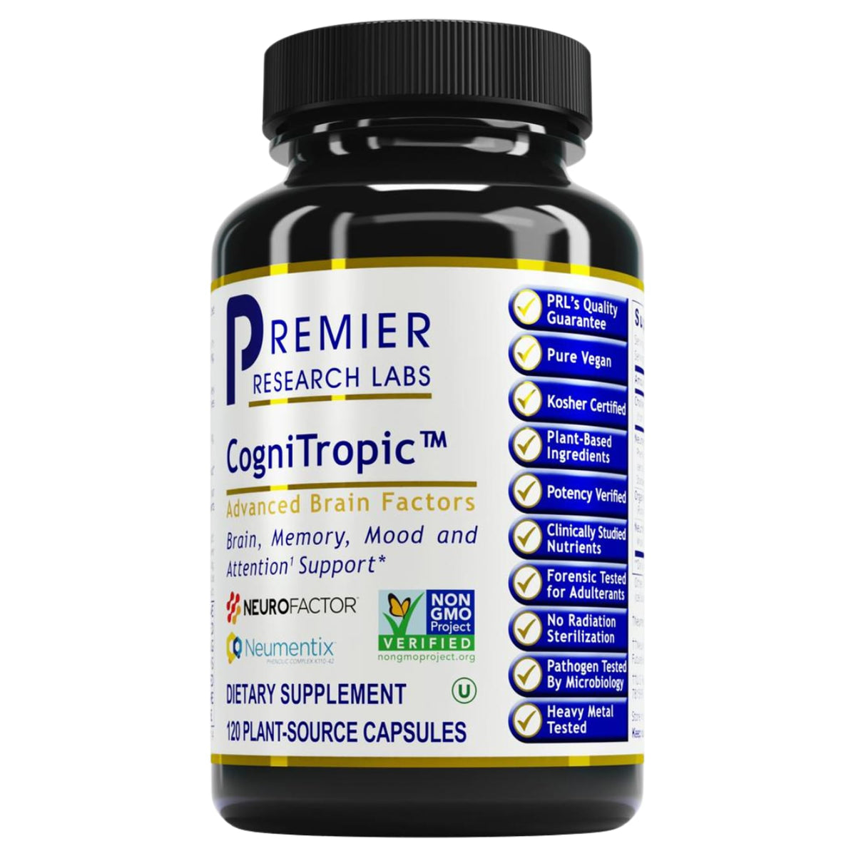 Buy supplements Premier Research Labs Cognitropic - Supplements for Memory and Focus, Focus Supplement, Brain and Memory Power Boost, Clarity Vitamins - Vitaza UK Supplements UK