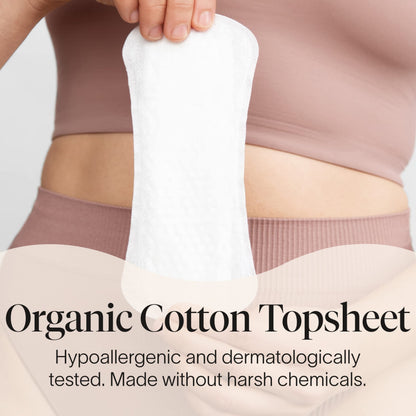 Cora Period Regular Liners | 100% Organic Cotton Topsheet | Ultra Thin, Quick Absorbency CoraBuy Supplements Australia