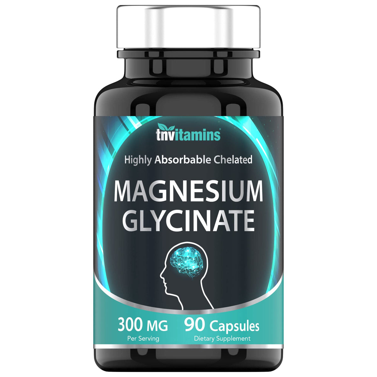 Buy supplements tnvitamins Magnesium Glycinate 300mg, 90 Capsules | High Absorption Chelated Magnesium for Sleep, Calm & Muscle Support - Vitaza UK Supplements UK