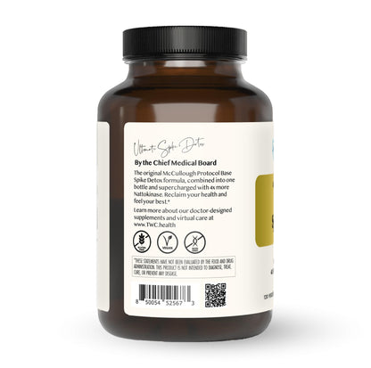 Buy supplements The Wellness Company Ultimate Spike Detox – Dr. McCullough Designed - 3-in-1 Nattokinase, Turmeric, & Bromelain Extra Strength - Vitaza UK Supplements UK