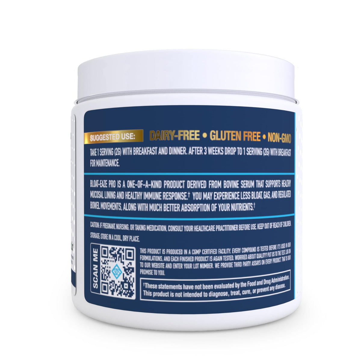 Buy supplements NuEthix Formulations Bloat Eaze Pro Support for Gut Barrier Function Dietary Supplement, 60 Servings - Vitaza UK Supplements UK