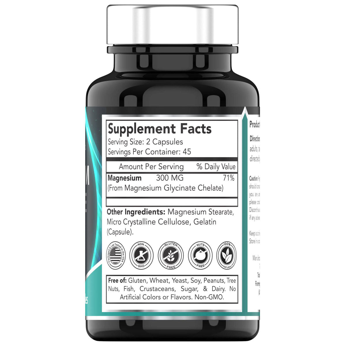 Buy supplements tnvitamins Magnesium Glycinate 300mg, 90 Capsules | High Absorption Chelated Magnesium for Sleep, Calm & Muscle Support - Vitaza UK Supplements UK
