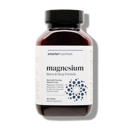 Buy supplements Smarter Nutrition Magnesium Complex - Chelated Magnesium Glycinate with Citrate, Malate and L-Theanine for Sleep, Muscle Relaxation and Stress Support - Vitaza UK Supplements UK